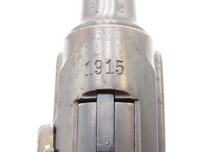 1915 Date WORLD WAR I DWM Imperial German LUGER P.08 9x19mm Para PISTOL C&R “GREAT WAR” Dated Military Sidearm - Image 11 of 21