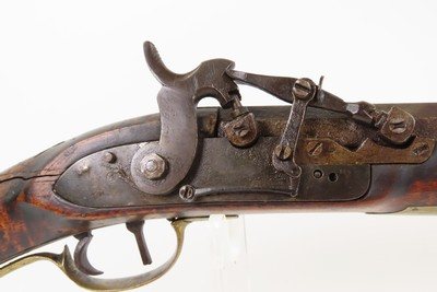1850s Antique SUPERPOSED LOAD Two Shot PERCUSSION Homestead/Hunting RifleSINGLE BARREL with TWO SEPARATE IGNITION CHAMBERS - Image 6 of 21