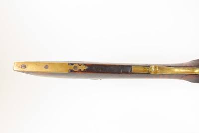 1850s Antique SUPERPOSED LOAD Two Shot PERCUSSION Homestead/Hunting RifleSINGLE BARREL with TWO SEPARATE IGNITION CHAMBERS - Image 10 of 21