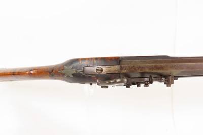 1850s Antique SUPERPOSED LOAD Two Shot PERCUSSION Homestead/Hunting RifleSINGLE BARREL with TWO SEPARATE IGNITION CHAMBERS - Image 13 of 21