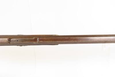 1850s Antique SUPERPOSED LOAD Two Shot PERCUSSION Homestead/Hunting RifleSINGLE BARREL with TWO SEPARATE IGNITION CHAMBERS - Image 12 of 21