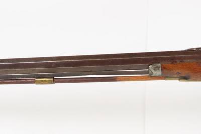 1850s Antique SUPERPOSED LOAD Two Shot PERCUSSION Homestead/Hunting RifleSINGLE BARREL with TWO SEPARATE IGNITION CHAMBERS - Image 17 of 21