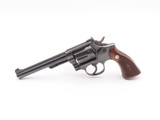 1953 mfr SMITH & WESSON Pre-Model 17 K-22 TARGET MASTERPIECE .22 LR C&R S&W 6” Barrel, Full-Size .22 S, L, Long Rifle Revolver - 1 of 15