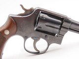 SMITH & WESSON .38 M&P Pre-Model 10 Double Action .38 SPECIAL Revolver C&R
Nice Blued Finish Revolver with WALNUT GRIP - 6 of 19