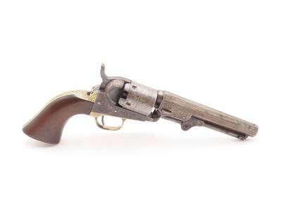 NICELY ENGRAVED Pre-CIVIL WAR Antique COLT M1849 Percussion POCKET Revolver ANTEBELLUM Wild West SIX-SHOOTER Made In 1857 - Image 19 of 22