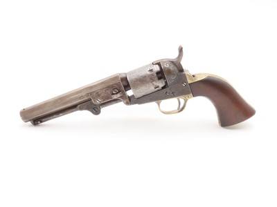 NICELY ENGRAVED Pre-CIVIL WAR Antique COLT M1849 Percussion POCKET Revolver ANTEBELLUM Wild West SIX-SHOOTER Made In 1857