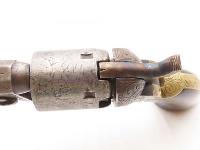 NICELY ENGRAVED Pre-CIVIL WAR Antique COLT M1849 Percussion POCKET Revolver ANTEBELLUM Wild West SIX-SHOOTER Made In 1857 - Image 7 of 22