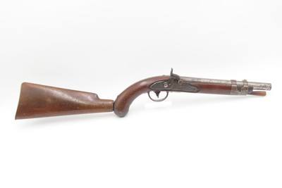 RARE Antique U.S. SPRINGFIELD M1817 Pistol with DETACHABLE SHOULDER STOCKDESIREABLE! 1 of ONLY 1,000 Made & DATED 1818 - Image 2 of 25