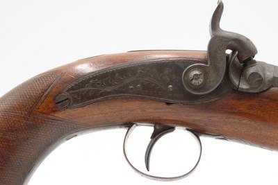 CASED PAIR of ENGRAVED Antique WHEELER & SON of London PERCUSSION Pistols1830s-40s ENGLISH SELF DEFENSE Handguns - Image 6 of 25