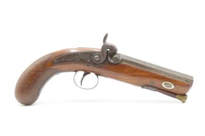 CASED PAIR of ENGRAVED Antique WHEELER & SON of London PERCUSSION Pistols1830s-40s ENGLISH SELF DEFENSE Handguns - Image 4 of 25