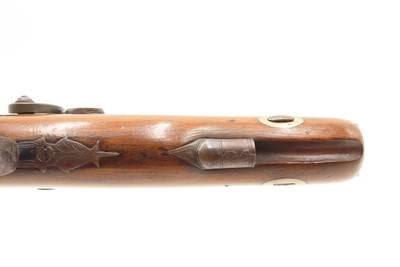 CASED PAIR of ENGRAVED Antique WHEELER & SON of London PERCUSSION Pistols1830s-40s ENGLISH SELF DEFENSE Handguns - Image 23 of 25