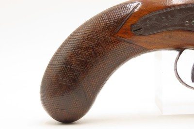 CASED PAIR of ENGRAVED Antique WHEELER & SON of London PERCUSSION Pistols1830s-40s ENGLISH SELF DEFENSE Handguns - Image 21 of 25