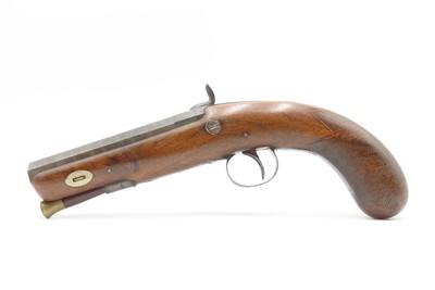 CASED PAIR of ENGRAVED Antique WHEELER & SON of London PERCUSSION Pistols1830s-40s ENGLISH SELF DEFENSE Handguns - Image 14 of 25