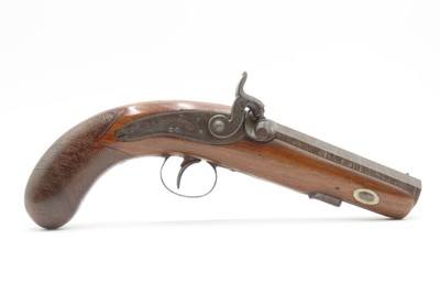 CASED PAIR of ENGRAVED Antique WHEELER & SON of London PERCUSSION Pistols1830s-40s ENGLISH SELF DEFENSE Handguns - Image 18 of 25