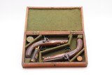 CASED PAIR of ENGRAVED Antique WHEELER & SON of London PERCUSSION Pistols
1830s-40s ENGLISH SELF DEFENSE Handguns - 2 of 25
