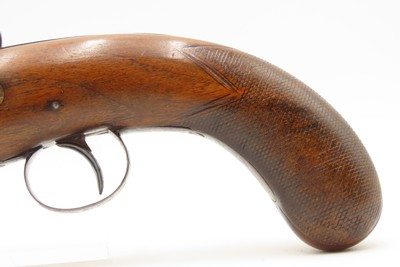 CASED PAIR of ENGRAVED Antique WHEELER & SON of London PERCUSSION Pistols1830s-40s ENGLISH SELF DEFENSE Handguns - Image 16 of 25
