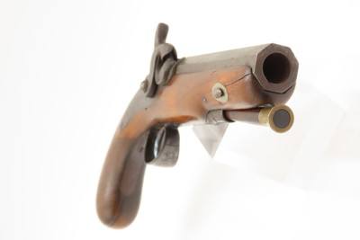 CASED PAIR of ENGRAVED Antique WHEELER & SON of London PERCUSSION Pistols1830s-40s ENGLISH SELF DEFENSE Handguns - Image 17 of 25