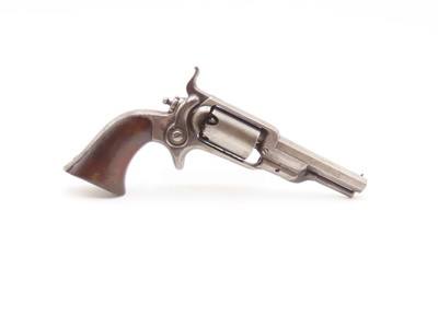 1856 mfg. Antique Pre-CIVIL WAR COLT M1855 ROOT Sidehammer POCKET Revolver
PERCUSSION .28 Caliber SELF DEFENSE Revolver