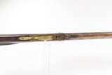NEW HAMPSHIRE Made D.H. HILLIARD .52 Underhammer Percussion FRONTIER Rifle SILVER INLAID New England HOMESTEAD/HUNTING Rifle - 7 of 19