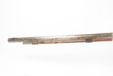 NEW HAMPSHIRE Made D.H. HILLIARD .52 Underhammer Percussion FRONTIER Rifle SILVER INLAID New England HOMESTEAD/HUNTING Rifle - 14 of 19