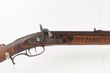 Mid-1800s Antique AMERICAN Half Stock Percussion HOMESTEAD/HUNTING Rifle
GAME GETTING .43 Caliber Rifle with GOLCHER LOCK - 4 of 21