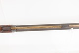 Mid-1800s Antique AMERICAN Half Stock Percussion HOMESTEAD/HUNTING Rifle
GAME GETTING .43 Caliber Rifle with GOLCHER LOCK - 8 of 21