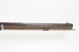 Mid-1800s Antique AMERICAN Half Stock Percussion HOMESTEAD/HUNTING Rifle
GAME GETTING .43 Caliber Rifle with GOLCHER LOCK - 2 of 21