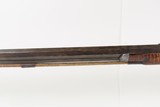Mid-1800s Antique AMERICAN Half Stock Percussion HOMESTEAD/HUNTING Rifle
GAME GETTING .43 Caliber Rifle with GOLCHER LOCK - 17 of 21