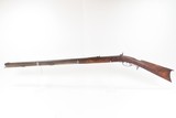 Mid-1800s Antique AMERICAN Half Stock Percussion HOMESTEAD/HUNTING Rifle
GAME GETTING .43 Caliber Rifle with GOLCHER LOCK - 15 of 21