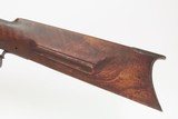 Mid-1800s Antique AMERICAN Half Stock Percussion HOMESTEAD/HUNTING Rifle
GAME GETTING .43 Caliber Rifle with GOLCHER LOCK - 19 of 21