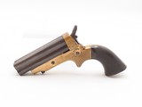 Antique CIVIL WAR/WILD WEST Era C. SHARPS Model 2 .30 RF PEPPERBOX Revolver 4-Shot FRONTIER Self Defense Pocket Gun - 2 of 17