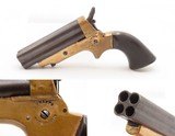 Antique CIVIL WAR/WILD WEST Era C. SHARPS Model 2 .30 RF PEPPERBOX Revolver 4-Shot FRONTIER Self Defense Pocket Gun