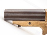 Antique CIVIL WAR/WILD WEST Era C. SHARPS Model 2 .30 RF PEPPERBOX Revolver 4-Shot FRONTIER Self Defense Pocket Gun - 5 of 17