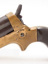 Antique CIVIL WAR/WILD WEST Era C. SHARPS Model 2 .30 RF PEPPERBOX Revolver 4-Shot FRONTIER Self Defense Pocket Gun - 4 of 17