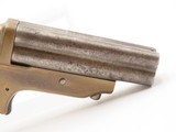 Antique CIVIL WAR/WILD WEST Era C. SHARPS Model 2 .30 RF PEPPERBOX Revolver 4-Shot FRONTIER Self Defense Pocket Gun - 19 of 19