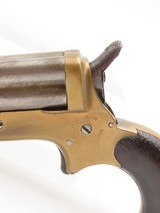 Antique CIVIL WAR/WILD WEST Era C. SHARPS Model 2 .30 RF PEPPERBOX Revolver 4-Shot FRONTIER Self Defense Pocket Gun - 4 of 19