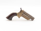 Antique CIVIL WAR/WILD WEST Era C. SHARPS Model 2 .30 RF PEPPERBOX Revolver 4-Shot FRONTIER Self Defense Pocket Gun - 16 of 19