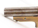 Antique CIVIL WAR/WILD WEST Era C. SHARPS Model 2 .30 RF PEPPERBOX Revolver 4-Shot FRONTIER Self Defense Pocket Gun - 5 of 19