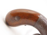 GOLD RUSH Era ALLEN & THURBER Antique WORCHESTER Period PEPPERBOX Revolver
ENGRAVED First DA Revolving Percussion Pistol - 13 of 16