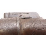 GOLD RUSH Era ALLEN & THURBER Antique WORCHESTER Period PEPPERBOX Revolver
ENGRAVED First DA Revolving Percussion Pistol - 5 of 16