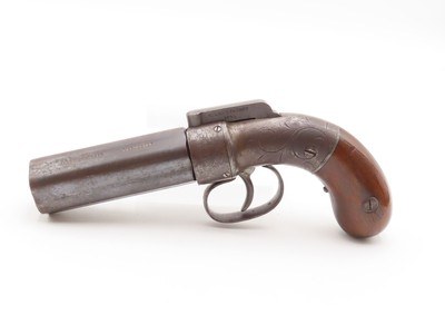 GOLD RUSH Era ALLEN & THURBER Antique WORCHESTER Period PEPPERBOX Revolver
ENGRAVED First DA Revolving Percussion Pistol