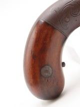 GOLD RUSH Era ALLEN & THURBER Antique WORCHESTER Period PEPPERBOX Revolver
ENGRAVED First DA Revolving Percussion Pistol - 13 of 15