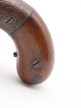 GOLD RUSH Era ALLEN & THURBER Antique WORCHESTER Period PEPPERBOX Revolver
ENGRAVED First DA Revolving Percussion Pistol - 3 of 15