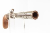 Antique ENGRAVED .52 Percussion SHEATHING CANE GUN w/BRASS TIP Tampion Plug Common Accessory of the VICTORIAN GENTLEMAN - 20 of 21