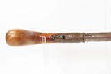Antique ENGRAVED .52 Percussion SHEATHING CANE GUN w/BRASS TIP Tampion Plug Common Accessory of the VICTORIAN GENTLEMAN - 8 of 21