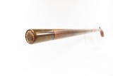 Antique ENGRAVED .52 Percussion SHEATHING CANE GUN w/BRASS TIP Tampion Plug Common Accessory of the VICTORIAN GENTLEMAN - 16 of 21