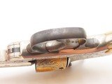 PERIOD NEW YORK ENGRAVED Antique Smith & Wesson .32 DA Revolver PEARL GRIPS Beautiful NICKEL and GOLD PLATED Self Defense Gun - 14 of 16