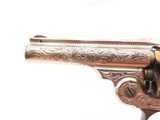 PERIOD NEW YORK ENGRAVED Antique Smith & Wesson .32 DA Revolver PEARL GRIPS Beautiful NICKEL and GOLD PLATED Self Defense Gun - 15 of 16