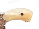 PERIOD NEW YORK ENGRAVED Antique Smith & Wesson .32 DA Revolver PEARL GRIPS Beautiful NICKEL and GOLD PLATED Self Defense Gun - 11 of 16