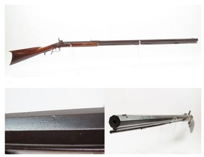1800s CINCINNATI, OHIO Antique P. POWELL LONG RIFLE .32 Caliber